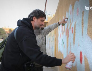 في إدلب فنانون مكسيكيون يرسمون الأمل احتفاءً بتحرير سوريا 4 إدلب