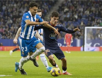 إسبانيول ينتزع فوزاً ثميناً من سيلتا فيغو في الدوري الإسباني 12 إسبانيول