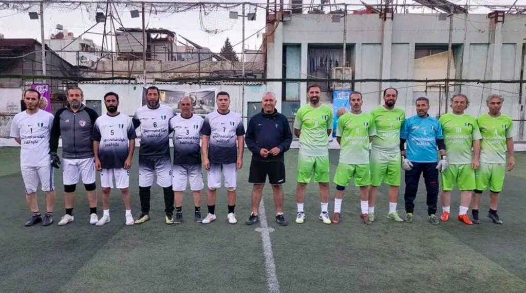 منافسات حماسية في ربع نهائي البطولة المصغرة لقدامى كرة القدم في دمشق 1 منافسات حماسية ربع نهائي