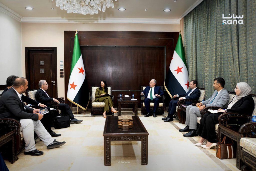 مباحثات سورية ألمانية لتعزيز التعاون الاقتصادي والمالي والاستثماري 1 IMG 20260616 134806 938 1024x683 1