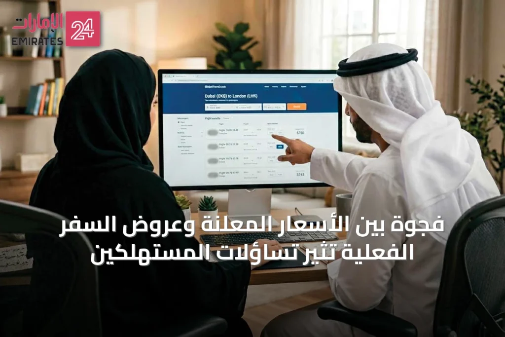 فجوة بين الأسعار المعلنة وعروض السفر الفعلية تُثير تساؤلات المستهلكين » الإمارات 24 1 article 33017