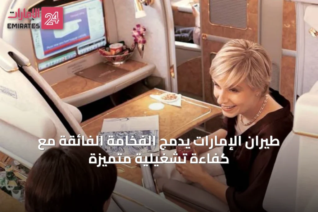 طيران الإمارات يدمج الفخامة الفائقة مع كفاءة تشغيلية متميزة » الإمارات 24 1 article 45437