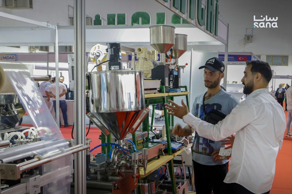 شركات التعبئة والتغليف تستعرض حلولاً لتعزيز الإنتاج في معرض الزراعة والغذاء والصناعة بدمشق 1 46A6517 1024x683 1