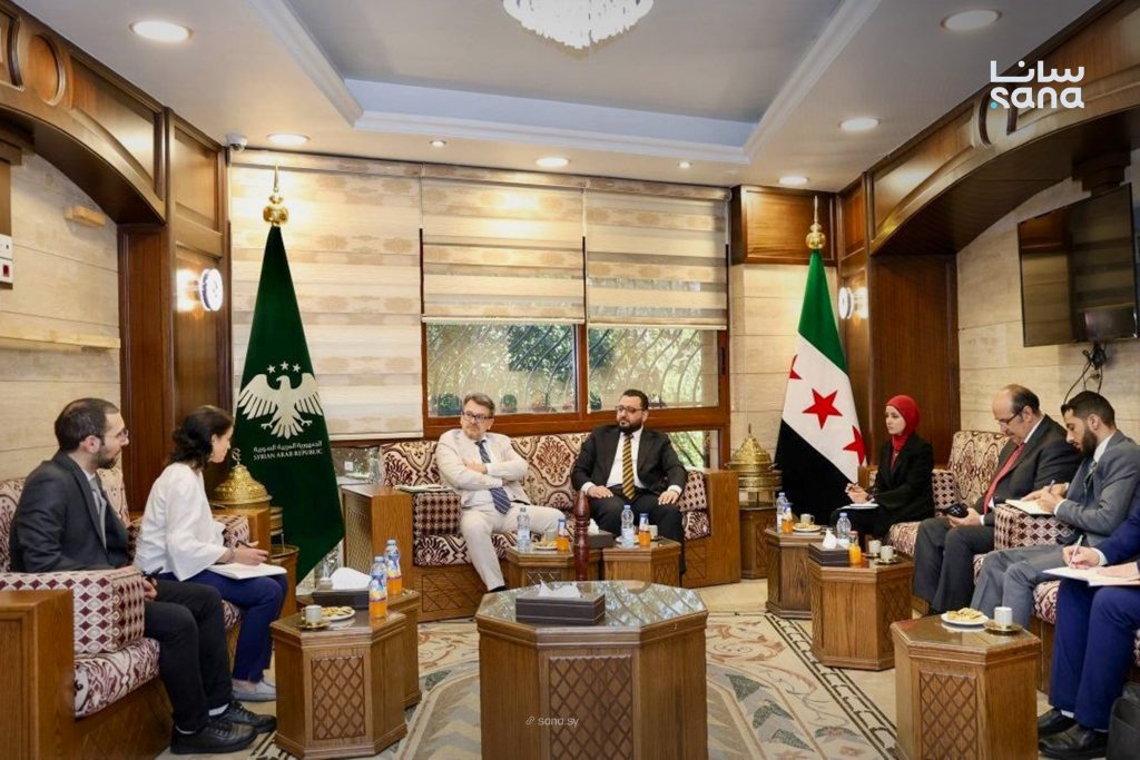 سوريا وإيطاليا تبحثان تعزيز التعاون الزراعي ودعم الأمن الغذائي 1 IMG 20260706 195139 434 1024x683 1