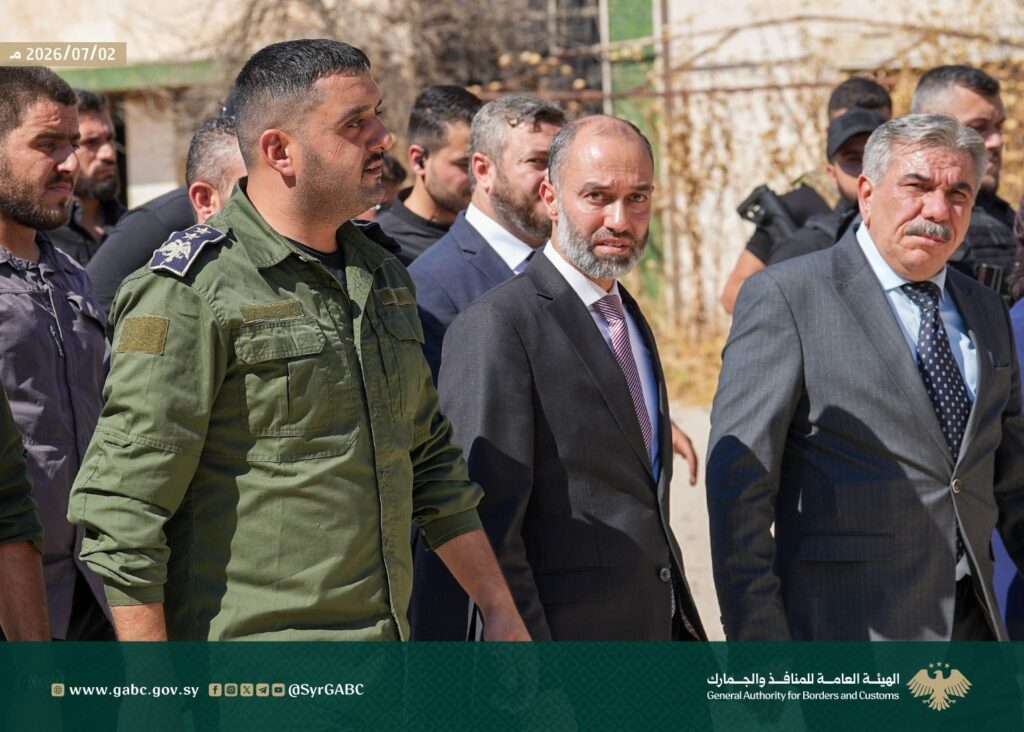 رئيس هيئة المنافذ والجمارك يبحث مع محافظ الحسكة تطوير العمل في المنافذ الحدودية 1 photo 2026 07 02 21 26 30
