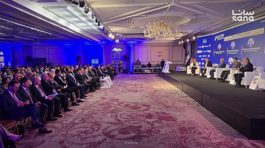 منتدى الأعمال السوري–الأمريكي الأول ينطلق في دمشق: مرحلة جديدة للشراكة والاستثمار 1 ٢٠٢٦٠٧١٣ ١٢٢٨٣٦ 1024x570 1