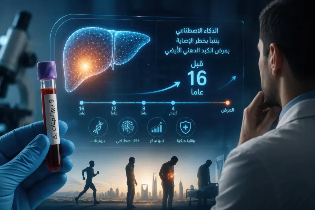 هل يستطيع الذكاء الاصطناعي التنبؤ بمرض الكبد الدهني قبل 16 عاماً؟ 1 يستطيع الذكاء الاصطناعي التنبؤ بمرض