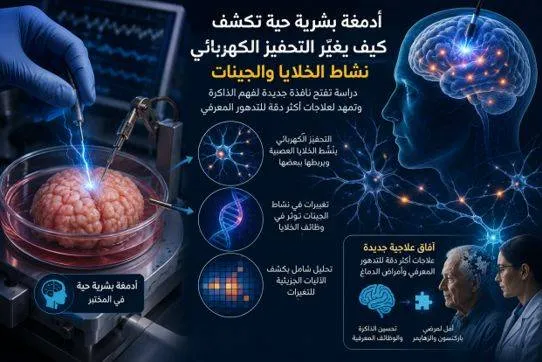 أدمغة بشرية حية تكشف كيف