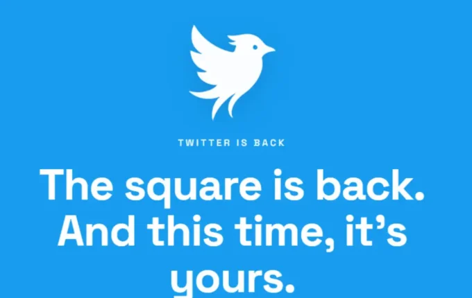 عودة الطائر الأزرق منصة Twitter