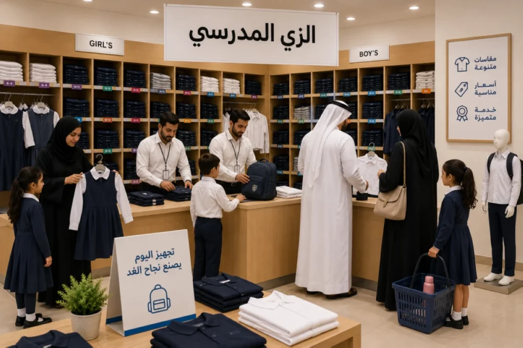 منافذ البيع تبدأ طرح زي العام الدراسي الجديد 1 منافذ البيع تبدأ طرح العام