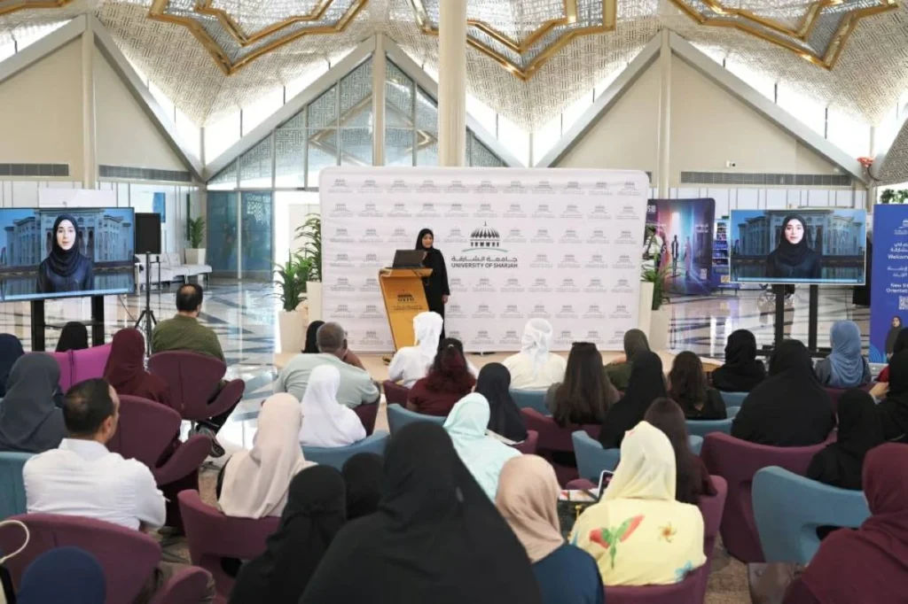 جامعة الشارقة تستقبل طلبتها للعام الأكاديمي الجديد 1 جامعة الشارقة تستقبل طلبتها للعام