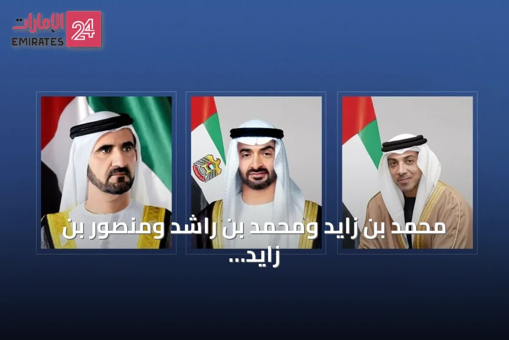 محمد بن زايد ومحمد بن راشد ومنصور بن زايد يهنئون رئيس بنين بيوم بلاده الوطني » الإمارات 24 1 article 145692
