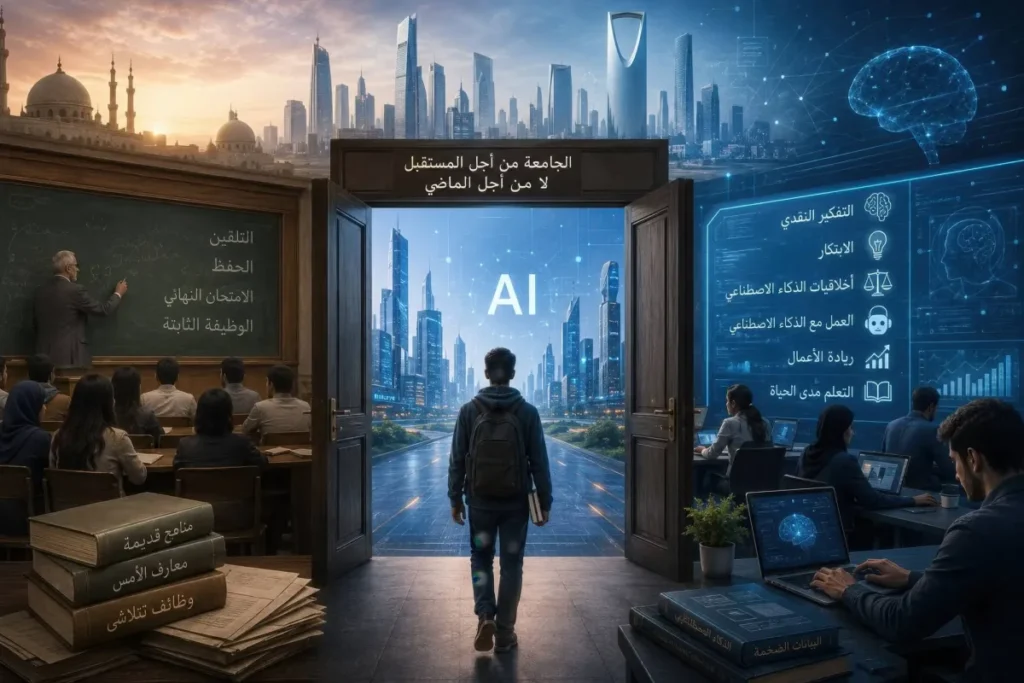 هل جامعاتنا مستعدة لعصر الذكاء الاصطناعي؟ 1 جامعاتنا مستعدة لعصر الذكاء الاصطناعي؟