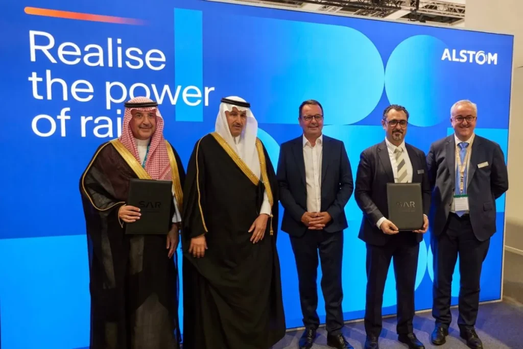 «سار» السعودية ترفع أداء قطار الشمال للشحن بعقد مع «ألستوم» 1 سار السعودية ترفع أداء قطار