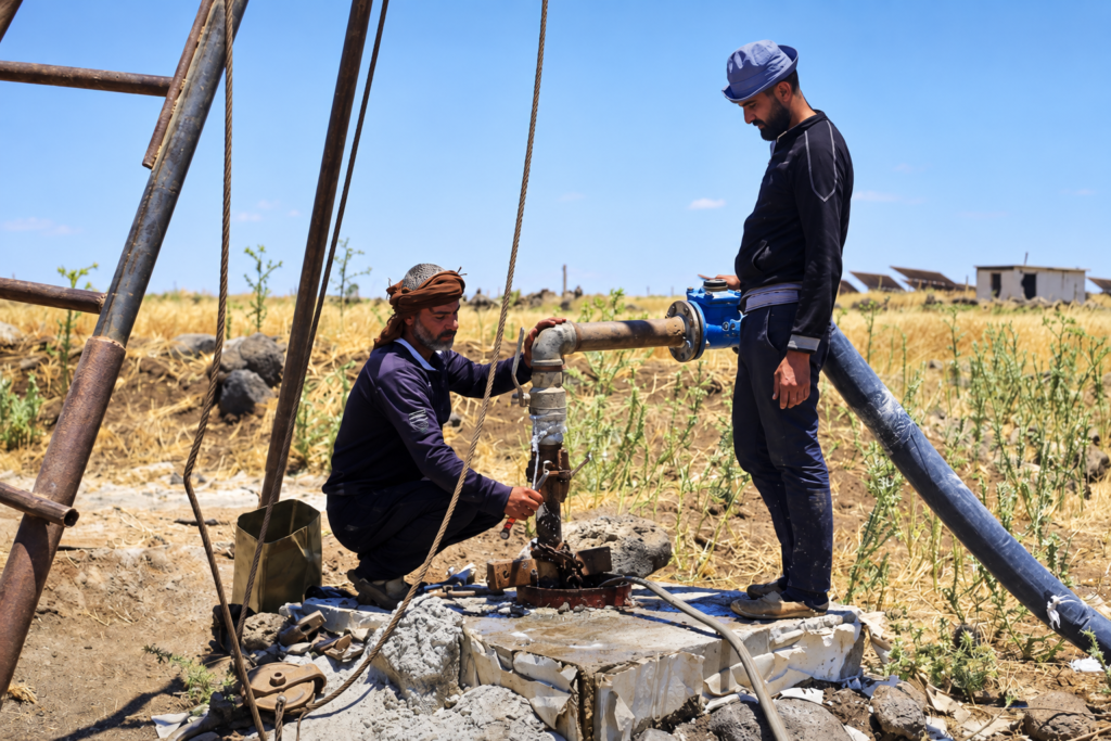 درعا على خط العطش.. ينابيع تجف ومياه جوفية تتراجع 1 درعا العطش ينابيع تجف ومياه