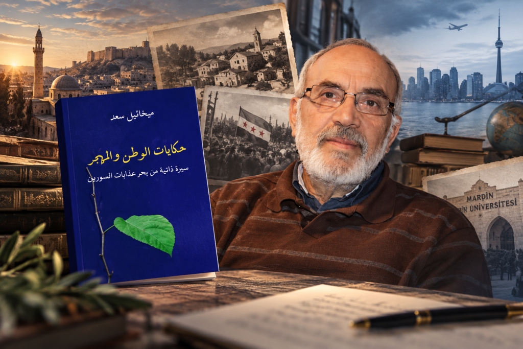 «حكايات الوطن والمهجر».. ميخائيل سعد يوثّق ذاكرة السوريين بين السجن وا 1 حكايات الوطن والمهجر ميخائيل سعد