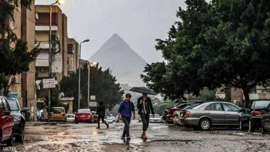 خريطة الطقس في مصر.. أمطار متفاوتة الشدة تضرب القاهرة والمحافظات اليوم 1 خريطة الطقس مصر أمطار متفاوتة