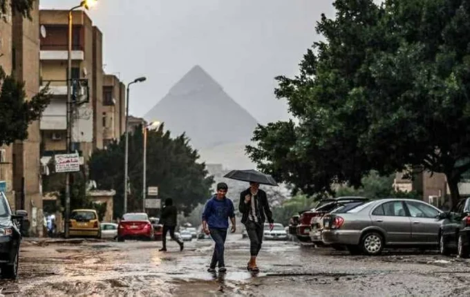 خريطة الطقس مصر أمطار متفاوتة